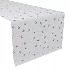 Дорожка для стола, 100 % хлопок, 16x72 дюйма, Buzzing Bees Fabric Textile Products