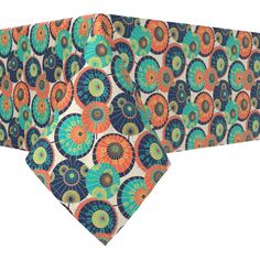 Прямоугольная скатерть, 100% полиэстер, 60х120 дюймов, традиционный японский зонт. Fabric Textile Products