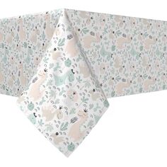 Прямоугольная скатерть, 100% полиэстер, 60x104 дюйма, Pastel Dinos Fabric Textile Products