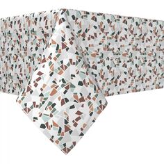 Прямоугольная скатерть, 100% полиэстер, 60x104 дюйма, принт Terrazzo. Fabric Textile Products