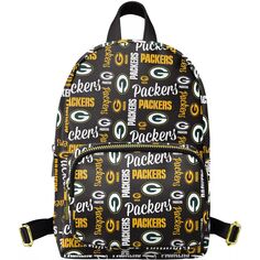 Молодежный мини-рюкзак FOCO Green Bay Packers Повтор Brooklyn Unbranded