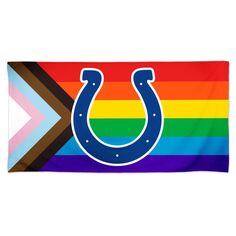 Пляжное полотенце Pride Spectra WinCraft Indianapolis Colts 30 x 60 дюймов Unbranded