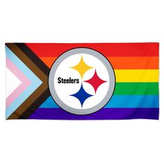 Пляжное полотенце Pride Spectra WinCraft Pittsburgh Steelers 30 x 60 дюймов Unbranded
