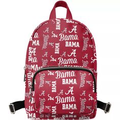 Молодежный мини-рюкзак FOCO Red Alabama Crimson Tide с повторением Brooklyn Unbranded