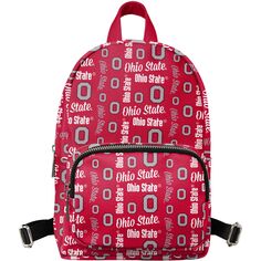 Молодежный мини-рюкзак FOCO Red Ohio State Buckeyes с повторением Brooklyn Unbranded