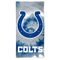 Пляжное полотенце Spectra с принтом тай-дай WinCraft Indianapolis Colts 60 x 30 дюймов Unbranded
