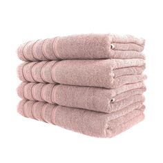 Классические турецкие полотенца из натурального хлопка, мягкие впитывающие банные полотенца Анталия, 27x51, набор из 4 предметов Classic Turkish Towels