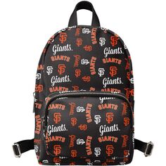 Черный молодежный мини-рюкзак FOCO San Francisco Giants с повторением Brooklyn Unbranded