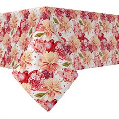 Прямоугольная скатерть, 100 % хлопок, 52x120 дюймов, цветочный 189 Fabric Textile Products