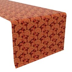 Дорожка для стола, 100% хлопок, 16x90 дюймов, цветочный 170 Fabric Textile Products