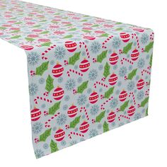 Дорожка для стола, 100% хлопок, 16x72 дюйма, Time for Christmas. Fabric Textile Products