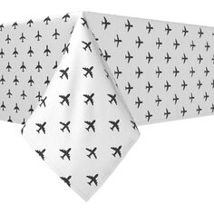 Прямоугольная скатерть, 100 % хлопок, 52х84 дюйма, Aircraft Design Fabric Textile Products