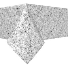 Прямоугольная скатерть, 100 % хлопок, 52x84 дюйма, «Жуткая паутина». Fabric Textile Products