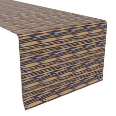 Дорожка для стола, 100 % хлопок, 16x90 дюймов, оранжевая мазка кистью. Fabric Textile Products