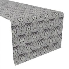 Настольная дорожка, 100 % полиэстер, 12x72 дюйма, дизайн плитки «бабочки». Fabric Textile Products