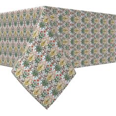 Прямоугольная скатерть, 100 % хлопок, 60x120 дюймов, цветочный 109 Fabric Textile Products