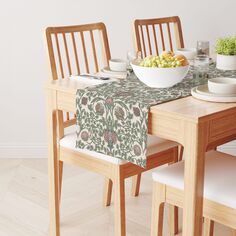Дорожка для стола, 100 % хлопок, 16x108 дюймов, цветочный 63 Fabric Textile Products
