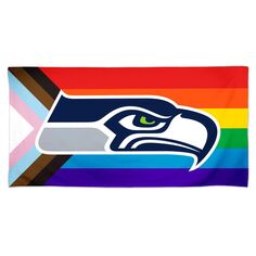 Пляжное полотенце Pride Spectra WinCraft Seattle Seahawks 30 x 60 дюймов Unbranded