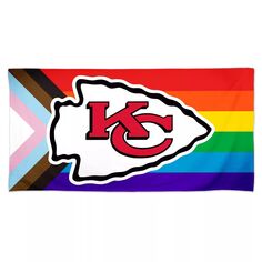 Пляжное полотенце Pride Spectra WinCraft Kansas City Chiefs 30 x 60 дюймов Unbranded
