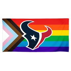 Пляжное полотенце Pride Spectra WinCraft Houston Texans 30 x 60 дюймов Unbranded