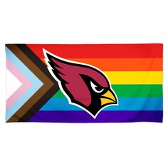 Пляжное полотенце Pride Spectra WinCraft Arizona Cardinals 30 x 60 дюймов Unbranded