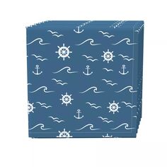 Набор салфеток, 100% полиэстер, набор из 4 шт., 18x18 дюймов, Coastal Sea Fabric Textile Products