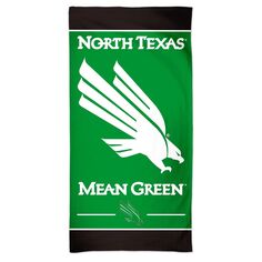 WinCraft North Texas Mean Green Пляжное полотенце Spectra 30 x 60 дюймов Unbranded