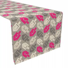 Table Runner, 100% полиэстер, обои Dreidel 14x108 дюймов Fabric Textile Products