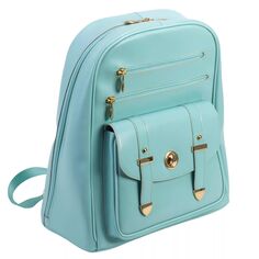 Кожаный рюкзак для ноутбука McKlein Robbins Business, синий
