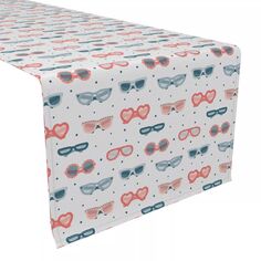 Скатерть-дорожка, 100% хлопок, летние солнцезащитные очки 16x108 дюймов Fabric Textile Products