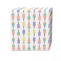 Набор салфеток из 4 шт., 100 % хлопок, 20x20 дюймов, Pastel Pops Fabric Textile Products