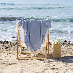 Linum Текстиль для дома Турецкий хлопок Fun in Paradise Набор пляжных полотенец Pestemal, 2 шт., серый