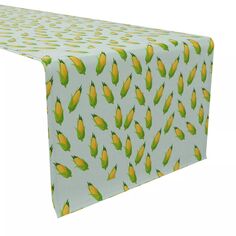 Дорожка для стола, 100 % хлопок, 16x72 дюйма, это кукуруза. Fabric Textile Products