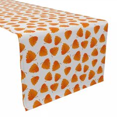 Дорожка для стола, 100 % хлопок, 16x108 дюймов, Октябрьские листья Fabric Textile Products