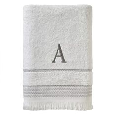 SKL Home Monogram Набор полотенец для ванной и рук из 4 предметов