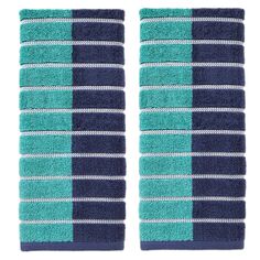 SKL Home Набор полотенец для рук в полоску с цветными блоками и помпы для мыла Good Vibes в крапинку Terrazo