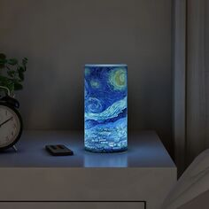 Беспламенная светодиодная свеча-колонна Lavish Home Starry Night и набор из 2 предметов с дистанционным управлением