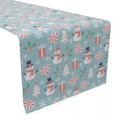 Дорожка для стола, 100 % хлопок, 16x90 дюймов, Merry Holiday Designs Fabric Textile Products