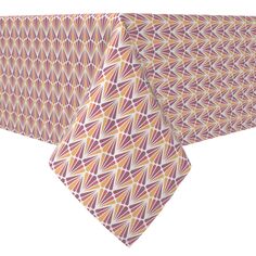 Прямоугольная скатерть, 100% хлопок, геометрический античный стиль Fabric Textile Products