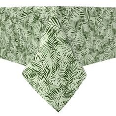 Прямоугольная скатерть, 100% хлопок, листья джунглей Fabric Textile Products