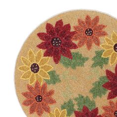 Celebrate Together Осенняя подставка для столовых приборов с цветами из бисера