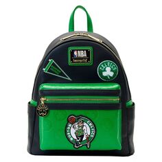 Мини-рюкзак Loungefly Boston Celtics Patches Unbranded