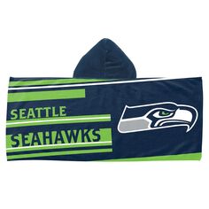 Пляжное полотенце с капюшоном The Northwest Group Seattle Seahawks Unbranded