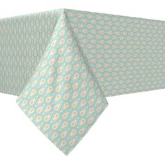 Прямоугольная скатерть, 100 % хлопок, 52x104 дюйма, ретро-геометрический узор. Fabric Textile Products