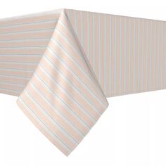 Прямоугольная скатерть, 100% хлопок, 52x84 дюйма, Coral Beach Stripe Fabric Textile Products