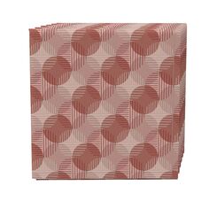 Набор салфеток из 4 шт., 100 % хлопок, 20x20 дюймов, в горошек пыльно-розового цвета. Fabric Textile Products