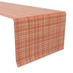 Дорожка для стола, 100 % хлопок, 16x72 дюйма, плед 1 Fabric Textile Products