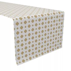 Дорожка для стола, 100 % хлопок, 16x72 дюйма, тонкий узор. Fabric Textile Products