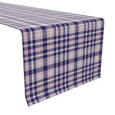 Дорожка для стола, 100 % хлопок, 16х72 дюйма, клетка 6 Fabric Textile Products