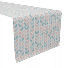 Настольная дорожка, 100 % хлопок, 16x72 дюйма, пастельный геометрический рисунок. Fabric Textile Products